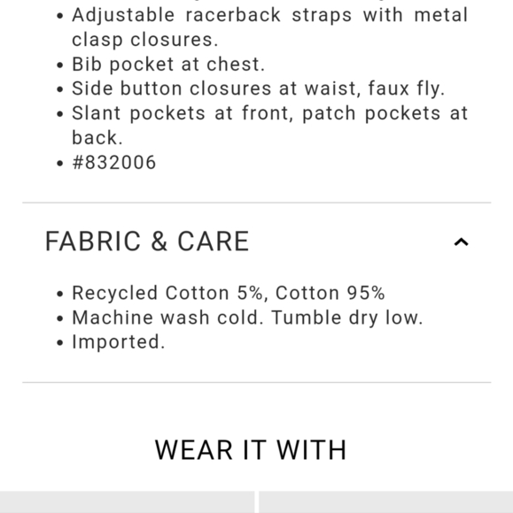 New GAP Denim Overalls - Picture 14 of 14